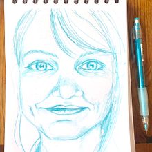 Female sketch . Projekt z dziedziny  użytkownika inga_e - 02.12.2019