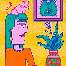 Ilustración - Somos magia, somos brujas -  . Ilustrasi tradisional & Ilustrasi Digital proyek oleh Maria Monica Orrego Torres - 12.02.2019