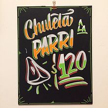 Pizarra con letras Casuales!.  project by Leonardo Solari - 12.02.2019