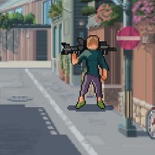 Primer Pixel Art. Projekt z dziedziny  Animacja,  R, sunek, Ilustracja c, frowa i Pixel art użytkownika Alexis Acosta - 02.12.2019