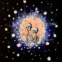 En esta vida y en la otra.. Fine Arts, Creativit, Painting, Acr, and lic Painting project by Kassandra García-Abad Rodríguez - 12.17.2019