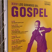 LOS GRANDES DEL GOSPEL 2018. Un proyecto de Dirección de arte, Diseño de carteles, Diseño editorial y Diseño gráfico de Felícitas Hernández - 03.12.2019