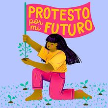 Protestas en Chile 2019. Drawing, Traditional illustration, and Digital Illustration project by Valeria Araya - 12.04.2019