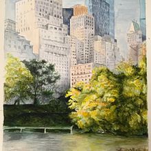 New York. Watercolor Painting project by Elena Lanzoni - 12.01.2019