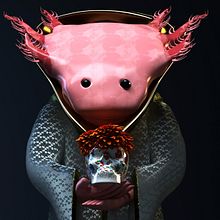 Ajolote Monje . 3D project by Junior Bonaguro - 12.04.2019