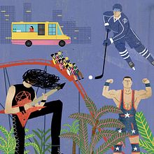 Lufthansa Magazine. Traditional illustration project by Cristóbal Schmal - 12.05.2017