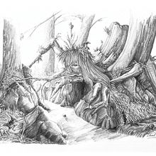 Esperit del bosc, Spirit of the woods. Pencil Drawing, and Traditional illustration project by El Culmadu - 12.05.2019