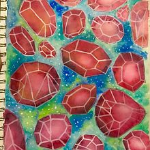 Mi Proyecto del curso: Técnicas modernas de acuarela. Fine Arts project by maxu_9green - 12.06.2019
