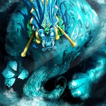 Tlaloc. Sketching, Traditional illustration, and Digital Illustration project by Dánae Alba González - 06.09.2017