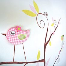 LOVELY WALL PAINTING  "Birds on the tree". Un proyecto de Dirección de arte de Elizabeth Pena León - 07.12.2013