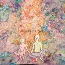 Romance galáctico. Traditional illustration project by Daniela Orta - 12.08.2019