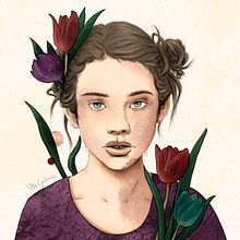Mi Proyecto del curso: Técnicas de ilustración con acuarela digital. Projekt z dziedziny  R, sunek, Portret, Trad, c, jna ilustracja, Ilustracja c i frowa użytkownika Verónica Gallardo - 08.12.2019