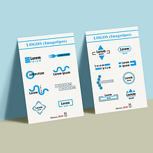 Logos Simples (Parte 02). Design, Logo Design, T, pograph, Br, ing, Identit, Graphic Design, Vector Illustration, Infographics, and Digital Lettering project by Joan Sala - 12.12.2019