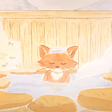 My project in Watercolor Illustration with Japanese Influence course. Projekt z dziedziny Trad, c, jna ilustracja i Malowanie akwarelą użytkownika naxel - 08.12.2019