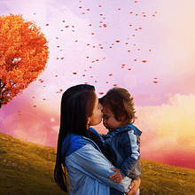 Mom and Son. Graphic Design project by Yuri Aparecido - 12.08.2019