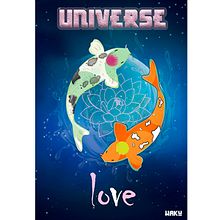 Universe Love!. Un proyecto de Diseño de logotipos, Ilustración digital e Ilustración vectorial de Guillermo Benítez - 09.12.2019