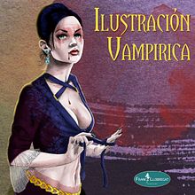 Ilustración Vampírica Mi Proyecto del curso: Técnicas de ilustración con acuarela digital. Digital Illustration project by Francisco Javier Llobregat Garcia - 12.10.2019