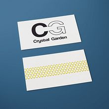 "Crystal Garden". Logo y papelería corporativa.. Graphic Design project by Adrián Hidalgo Jiménez - 02.03.2016
