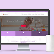 Tema WordPress Escuela de lenguaje. Web Development, Mobile Design, and Web Design project by Jorge Romero Contreras - 10.20.2019