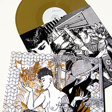 Hits With Tits Vol.6 | Vinilo | ArtWork & Art Direction. Collage, Creativit, Digital Illustration, Digital Lettering, and Music project by Ada Diez - 12.11.2019