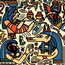 Mi Proyecto del curso: Pattern Design analógico y digital. Un progetto di Design e Illustrazione tradizionale di Camila Young Romanutti - 10.12.2019