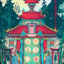 The 8eight Jewels Gate. Art Direction, Set Design, Traditional illustration, and Digital Illustration project by Christian Benavides - 12.12.2019