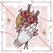 Hand Vitral . % Aura de Papel tarafından hazırlanan Dijital İllüstras, on, Vektör İllüstras, Ve onu projesi - 04.02.2018