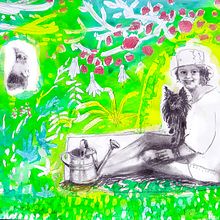second project! . Acr, lic Painting, Traditional illustration, and Portrait Drawing project by Danni Meyerson - 12.12.2019