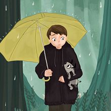 ¿Escuchaste eso?. Digital Illustration, and Children's Illustration project by Dayana Pacheco Castañeda - 10.24.2019