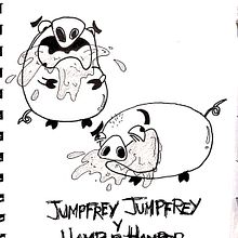 Jarl McMurphy y los cerditos que no podían parar de vomitar. Comic, Character Design, Writing, Children's Illustration, Stor, and board project by Adrián Rivas - 01.27.2020