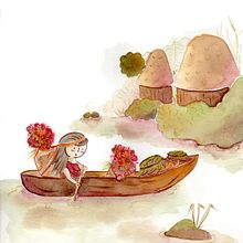 Mi Proyecto del curso: Ilustración en acuarela con influencia japonesa. Watercolor Painting project by Sofia L. Silva - 12.10.2019
