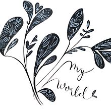 My world. Traditional illustration project by Veronica Eli - 12.12.2019