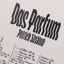 Patrick Süskind. Un progetto di Design editoriale di Camilo Baquero - 12.12.2019