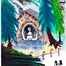 Hansel and Gretel. Children's Illustration, and Traditional illustration project by Danni Meyerson - 12.12.2019
