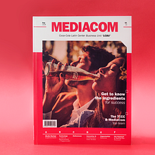Mediacom - Cocacola. Editorial Design, and Graphic Design project by Angélica Cardona - 09.12.2018