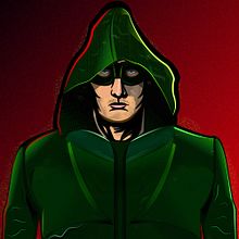 The Green Arrow. Digital Illustration, Traditional illustration, and Vector Illustration project by Pedro Antonio Ospina Vasquez - 12.12.2019