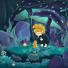 Fungus Garden. Un proyecto de Ilustración tradicional, Ilustración digital, Concept Art e Ilustración infantil de Siara Torres Díaz - 12.04.2018