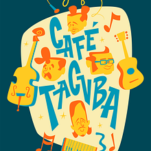 Café Tacvba by EdVill. Traditional illustration, Digital Illustration, Children's Illustration, and Vector Illustration project by Ed Vill - 12.13.2019
