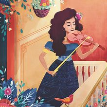 María. Traditional illustration project by jevica colors - 12.13.2019