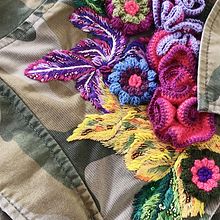 Pimped Camo. Embroider project by Ana María Restrepo - 12.13.2019