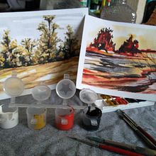 Mi paleta de viaje. Een project van Aquarelschilderen van Miguel Sánchez - 13.12.2019