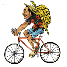 Bicicletos . Design de personagens e Ilustração tradicional projeto de Santiago Oliveros - 13.12.2019