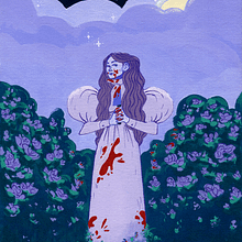 Mi Proyecto del curso: Introducción a la ilustración de personajes con gouache y tinta china. Character Design, Traditional illustration, and Painting project by Carla Salazar - 12.13.2019