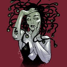 CyberPunk ink. Drawing project by Sonia Carrasco - 10.31.2018