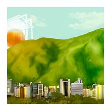 Al Norte del Sur. Concept Art, Creativit, Art Direction, Poster Design, Graphic Design, and Traditional illustration project by Octavio Montiel De Bona - 12.15.2019