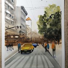 Primer curso con "Pito" Campos . Un projet de Dessin, Peinture, Aquarelle, Peinture acr , et lique de sintexis77 - 15.12.2019