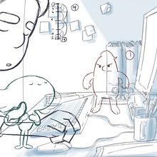 Inemuri Ein Projekt aus dem Bereich Animation, 2-D-Animation und Animation von Figuren von Cristian Caipa - 16.12.2019