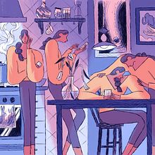 Talking Home. Traditional illustration project by Luna Pan - 12.16.2019