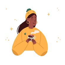 Happy Winter :). Design, Traditional illustration, and Digital Illustration project by Jenni Conde - 12.16.2019