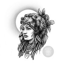 Mi Proyecto del curso: Diseño e ilustración digital de tatuajes con Procreate. Character Design project by Martin Borus - 12.18.2019